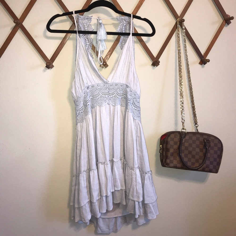 Baby Doll Open Back Dress